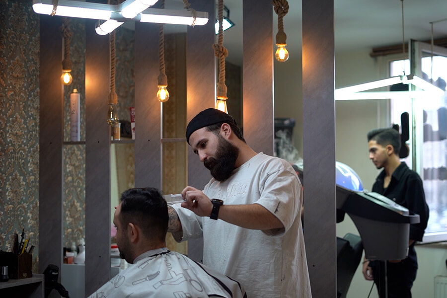 دامادکده پاشا شهناز تبریز پیرایش حرفه ای