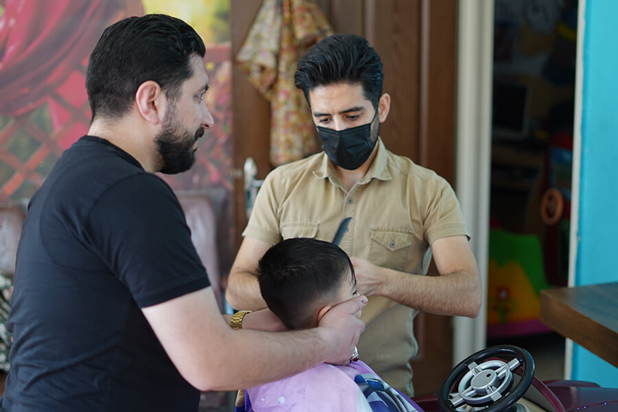 پیرایش کودکان کوکی باغمیشه تبریز